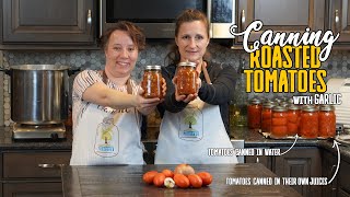 Gourmet Roasted Tomatoes with Garlic Canning Recipe  Advanced Canning Recipe [upl. by Howland]