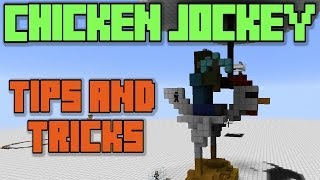 Minecraft 174 Chicken Jockey Farming amp Directional Player Detector [upl. by Anahsor796]