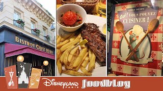 Chez Remy Ratatouille restaurant at Disneyland Paris in Walt Disney Studios Park 2022 [upl. by Brande]