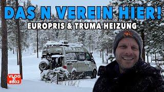 802 Neuschnee amp Absturzgefahr in der Küche  Freistehen bei 10°C  Europris  Alta Norwegen [upl. by Wyatt]