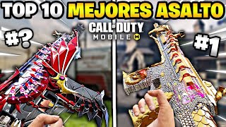 LOS 10 MEJORES FUSILES DE ASALTO PARA RANKED EN LA NUEVA TEMPORADA COD MOBILE TEMPORADA 11 CODMOBILE [upl. by Foulk625]