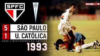 São Paulo 5x1 Universidad Católica  1993  A MAIOR GOLEADA EM FINAIS DE LIBERTADORES NA HISTÓRIA🏆 [upl. by Ezitram]