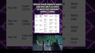 Motorola Update List for aAndroid 15 motorola android15 tech meme tamil [upl. by Gwenneth297]