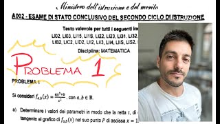 Problema 1 SVOLTO  Seconda prova di Matematica 2024 Maturità [upl. by Nudd]