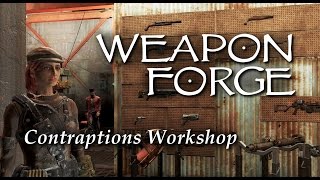 Weapon Forge Showcase FALLOUT 4 Contraptions DLC  PS4 [upl. by Loria]