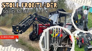 Frontladerumbau Hochzeit  Erster Test am Massey Ferguson 352  STOLL Solid  DIY [upl. by Kuth]