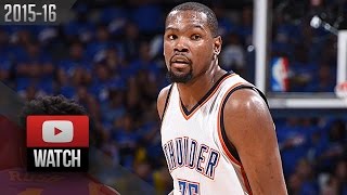 Kevin Durant Full Game 3 Highlights vs Warriors 2016 WCF  33 Pts 8 Reb CRAZY 1st Half [upl. by Nyrehtak]