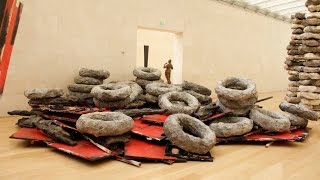 Art This WeekAt the Nasher Sculpture CenterPhyllida Barlow tryst interview part 1 [upl. by Hardi]