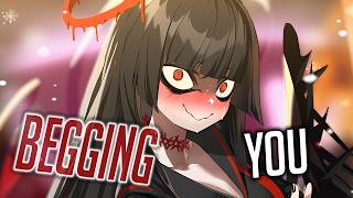 Nightcore  Begging But it hits different Lyrics [upl. by Alien]