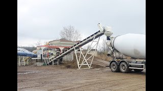 Mini Concrete Batching Plant [upl. by Bucella]