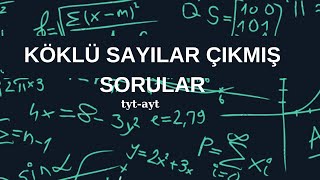 KÖKLÜ SAYILAR ÇIKMIŞ SORULAR20232024 Dahil [upl. by Conias581]