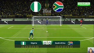 Nigeria vs South Africa  Penalty Shootout  African Cup of Nations 2023 Semi Final  PES [upl. by Amaty]