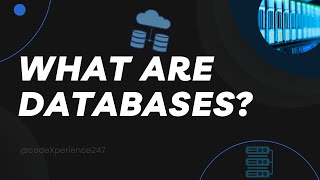 What is a Database  Relational and NoSQL databases [upl. by Irakab]