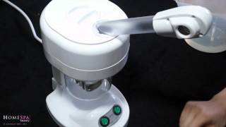 Get clear flawless skin Facial steaming at home with DEMO [upl. by Ribaj]