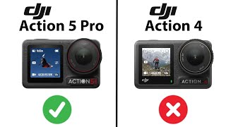 Dji Action 5 Pro VS Dji Action 4 [upl. by Nylle599]