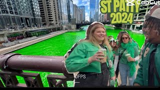 ST PATTY DAY PARADE IN CHICAGO 2024 THEY WAS WAS LIT ASF [upl. by Lehcear]