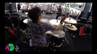 AFTERCOMA  REKAYASA LIVE at IndieBash 2019 DRUM CAM [upl. by Akinaj]