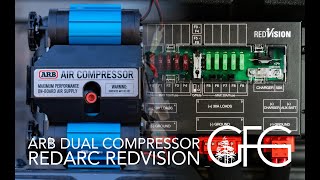 ARB Dual Compressor Install Integrated Into The REDARC RedVision System [upl. by Adnauqahs]