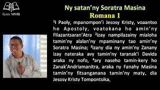 TeninAtra ny Baiboly 5 Ny satanny Soratra Masina [upl. by Urissa]