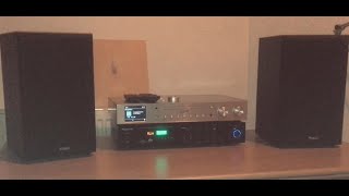 CDPlayer TechniSat DIGITRADIO 143 CD  Sunbuck AV628BT Amplifier Sound test [upl. by Alrad]