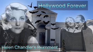 Hollywood Forever Cemetery Helen Chandler’s inurnment [upl. by Shayna702]