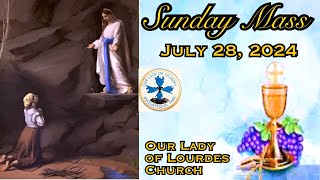 Sunday Mass  July 28 2024  Fr Anthony AffulBroni Our Lady of Lourdes Church [upl. by Kamat60]