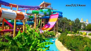 Aquapark DELPHIN BE GRAND Turkey Antalya  Аквапарк DELPHIN BE GRAND Турция Анталья [upl. by Corwin726]