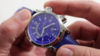 JaegerLeCoultre Master Compressor Dualmatic Chelsea Limited Edition Ref 17387C Watch Review [upl. by Irdua]