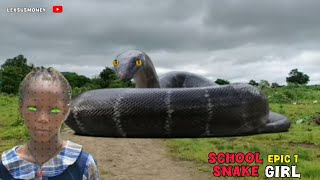 School snake girl 😱Epic markangelcomedysirbalocomedymovieogbrecenafricanmoviesuntouchable [upl. by Persons]