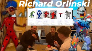 NEWS Richard Orlinski Cooperation with Miraculous LadyBug Sculptur Sale  Interview with Jeremy Zag [upl. by Ahsetra447]