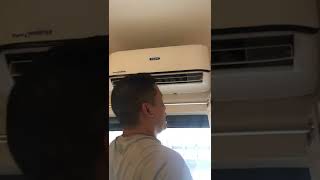 HOW TO REPAIR EC ERROR CODE AND CLEAN CARRIER SPLIT TYPE AIRCON  NOT COOLING [upl. by Dunc]