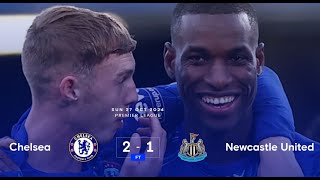 Chelsea won 21 victory over Newcastle⚽🏟🥅 at Stamford Bridge🏟 in Premier league [upl. by Aisila259]