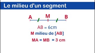 Le milieu dun segment  CE2  CM1 [upl. by Venezia]