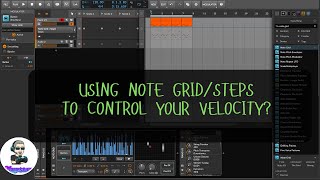 Controlling Velocity with Note Grid  Steps In Bitwig [upl. by Eicnahc]