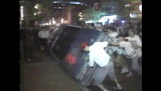 1993  CBC Montreal  Stanley Cup Riot with Neil MacDonald and Tom Kennedy [upl. by Aeirdna]