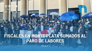 Fiscales en Monte Plata sumados al paro de labores [upl. by Kramal]