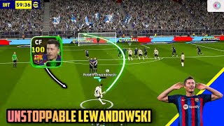 Lewandowski POTW on A form is unstoppable 🔥  Goals and Review  eFootball 2025 mobile [upl. by Netnilc]