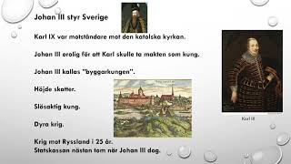 Vasatiden Johan III tar över makten [upl. by Spiro]