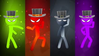 Stickman party minigames funny gameplay 2024 ios android [upl. by Ydrah]