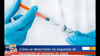 ¿Cómo se desarrollan los esquemas de vacunación en menores de edad [upl. by Emie]