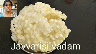 ஈசியாக ஜவ்வரிசி வடாம் செய்வது எப்படி Javvarisi vadamVathal [upl. by Aidni]