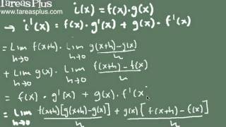 derivada de un producto de funciones demostración [upl. by Fogarty]