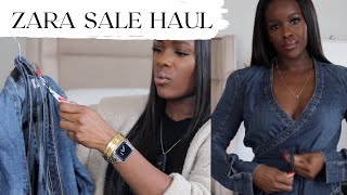 ZARA SALE HAUL  TRY ON [upl. by Seitz]