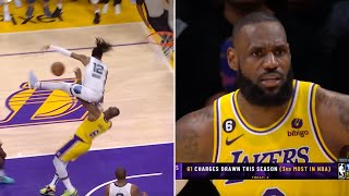 Ja Morant Tried Jumping Over LeBron James 😳 [upl. by Belden]