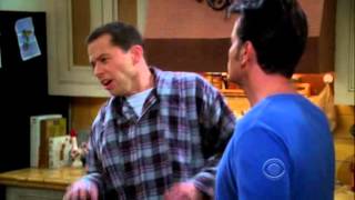 Charlie Slapping Alan Two And A Half Men [upl. by Addia]