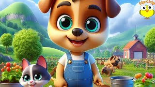 My dog is very happy 🐶❤🤠 Nursery Rhymes Childrens Songs [upl. by Ynohta667]