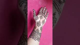 latest front side full hand mehendi designfront side mehendi designArabic mehndi design mehandi [upl. by Nyliac]