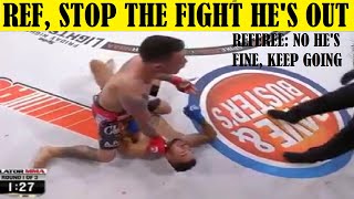 Top 10 Times Fighters Refused to Hit Their Opponent [upl. by Namwob571]