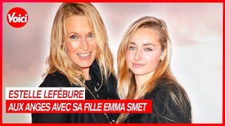 Estelle Lefébure aux anges avec sa fille Emma Smet  leurs vacances de rêve  Voici [upl. by Pleasant15]