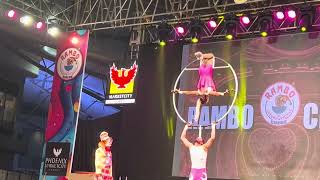 Waawo a ring dance in rambo 🤡 circus at phoenix mallenjoy kidsfun video [upl. by Liw]